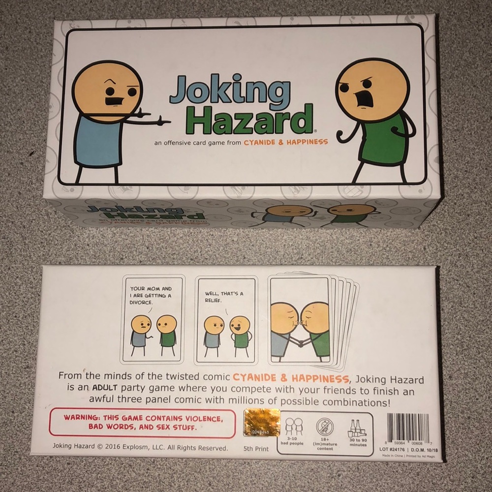 JOKING HAZARD Card Game